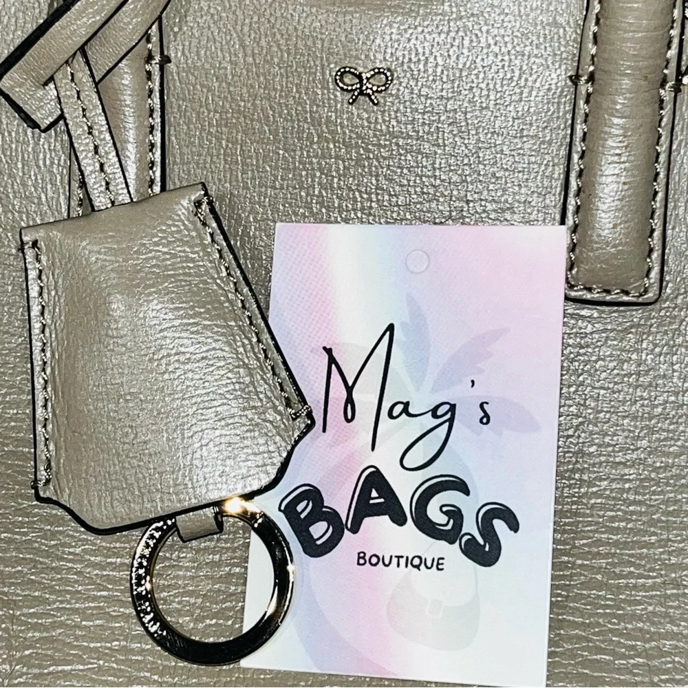 Anya Hindmarch: No Phones No Mobiles Patch Shoulder Tote Bag - Picture 4 of 16